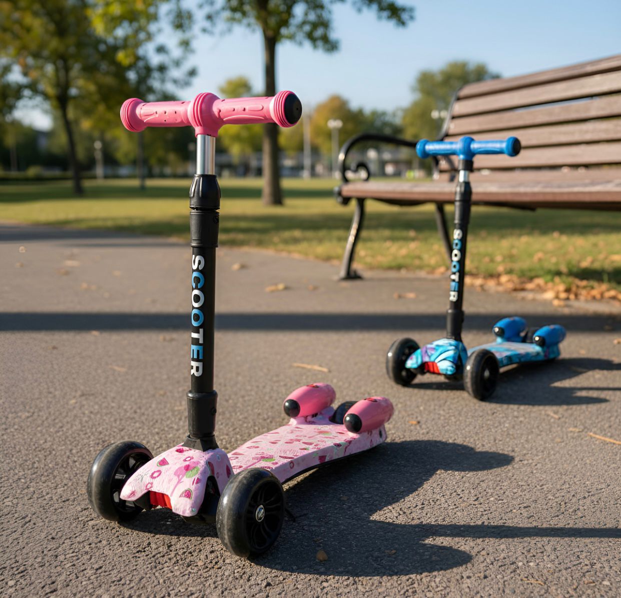 Vista 4 de Scooter Infantil Con Bluetooth - genero: niña